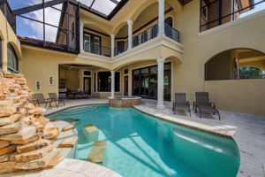 Pool of 785 Broad St Naples Fl currently for sale.