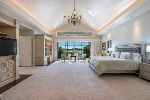 The master bedroom of 584 Banyan Blvd. Naples home for sale