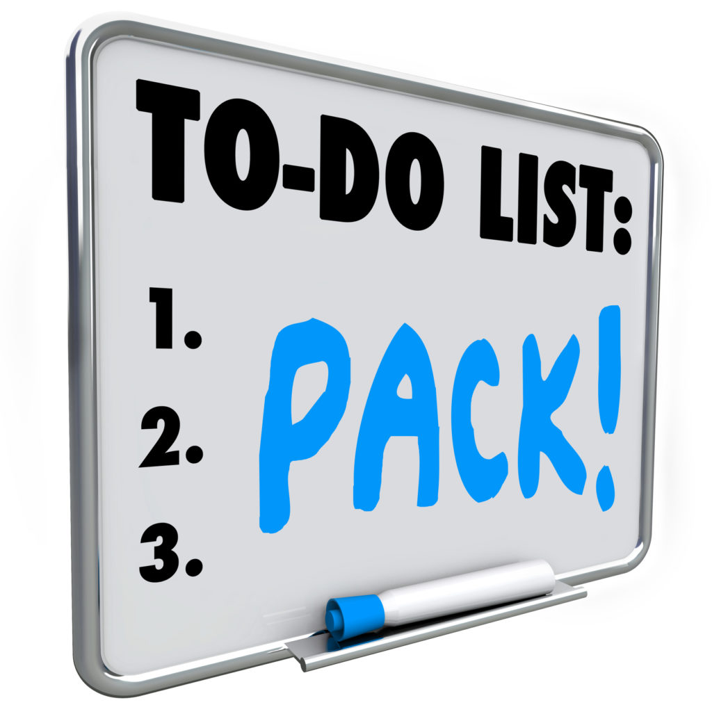 To do list for moving